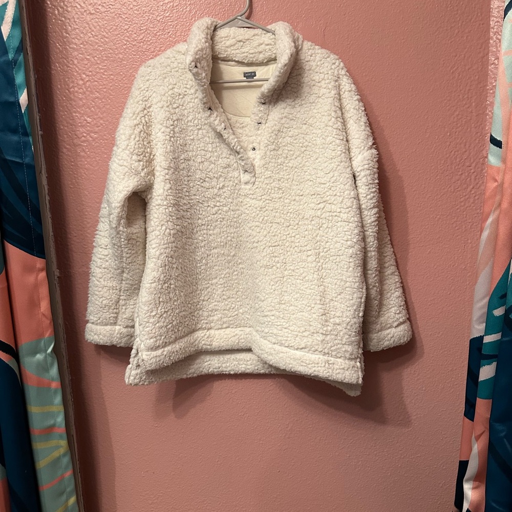 Aerie Cream Sherpa Fleece